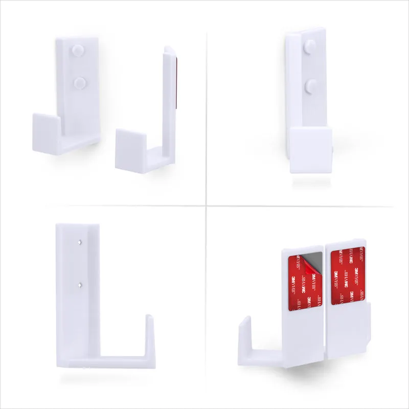1.5" Corner Cable at Router Wall Mount Holder, Adhesive at Screw-In, para sa mga Router, Network Switch, Modem, Mesh Wifi, Apple TV, Mga Camera, Speaker at Higit Pa