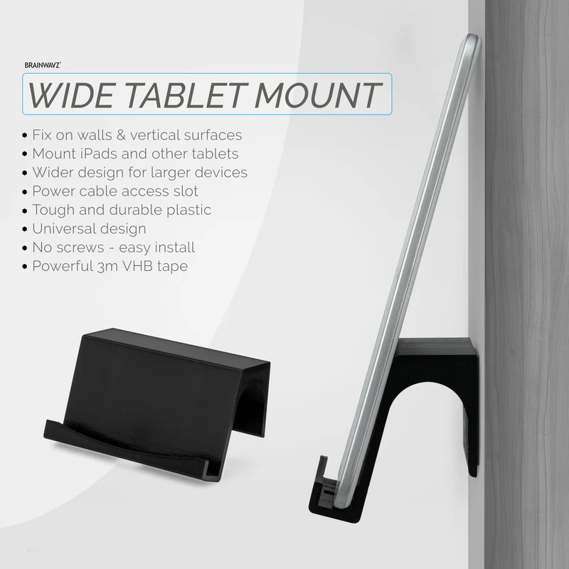 Supporto adesivo da parete per iPad e tablet Android - TM03
