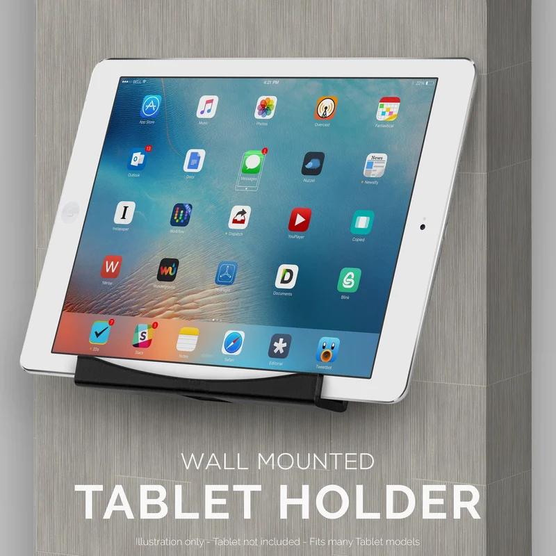 Supporto adesivo da parete per iPad e tablet Android - TM03