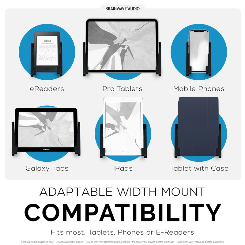 Supporto universale da parete per iPad e tablet Android - TWM02