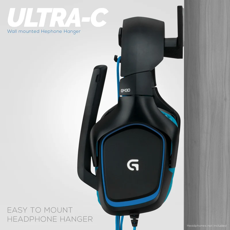 Ultra-C: supporto per cuffie con gancio per cavo