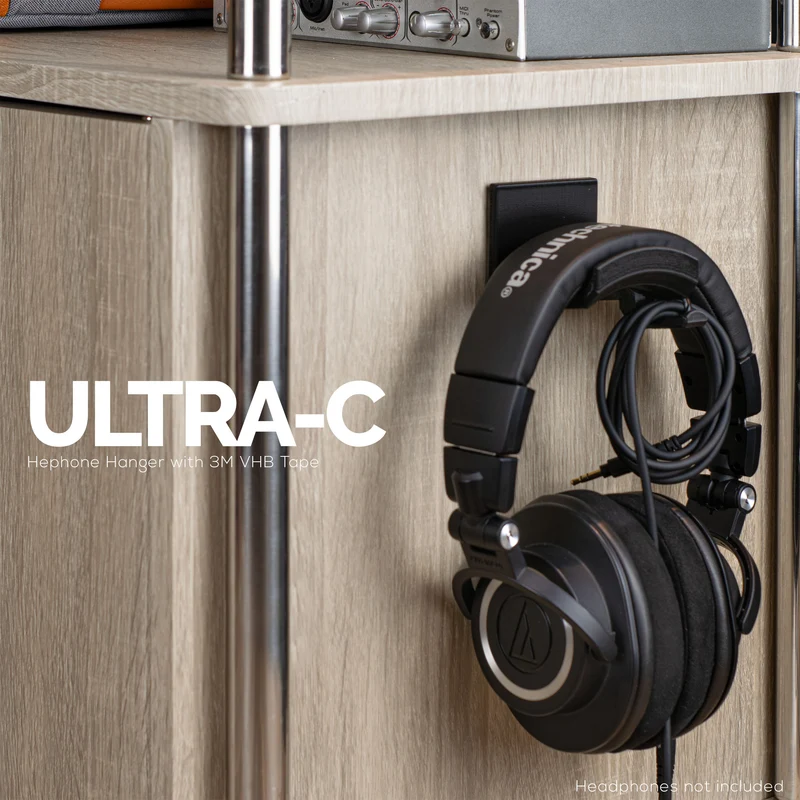 Ultra-C: supporto per cuffie con gancio per cavo