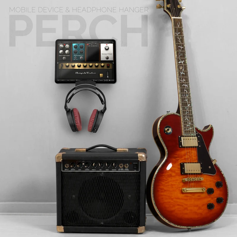 The Perch - Supporto per tablet/telefono e gancio per cuffie - iPhone, iPad e la maggior parte dei dispositivi Android