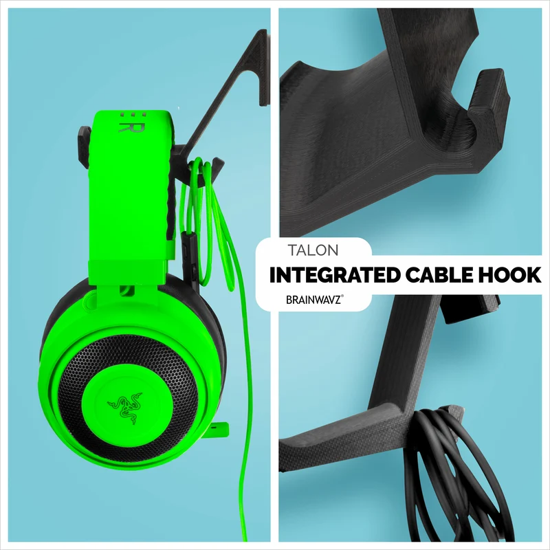 Ang Talon - Hanger ng Headphone sa Wall Mount