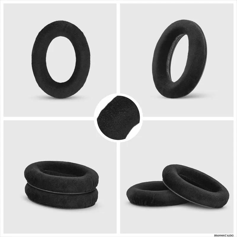 Cuscinetti di ricambio per cuffie Sennheiser HD600, HD650, HD660S, HD525, HD535, HD545 e Massdrop HD58X, HD6XX - Morbidi cuscini in velluto per un comfort extra