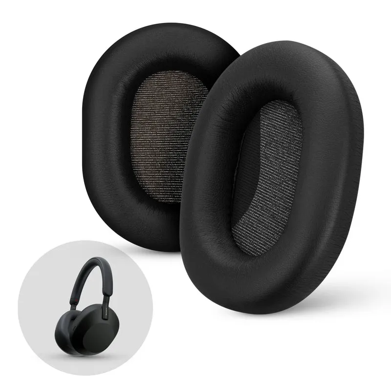 Sony WH-1000XM5 Replacement Earpads - Soft PU Leather at Memory Foam Ear Pad Cushions Para sa Labis na Kaginhawahan, Madali at Mabilis na Pag-install
