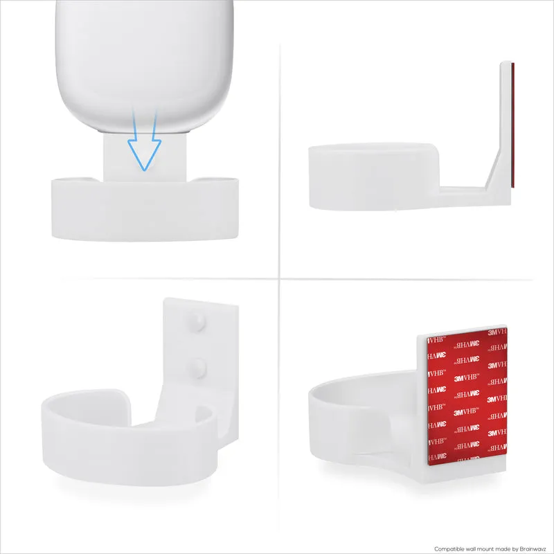 Supporto a parete per router mesh Google Nest WiFi Pro 6E, staffa di supporto facile da installare, riduce interferenze e disordine