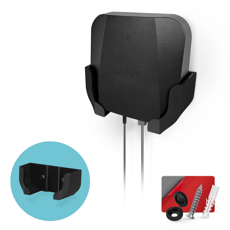 Wall Mount Compatible sa Wyze PRO (AXE5400) Mesh Router Wi-Fi 6E Tri-Band, Madaling I-install ang Holder Bracket, Bawasan ang Interference at Clutter