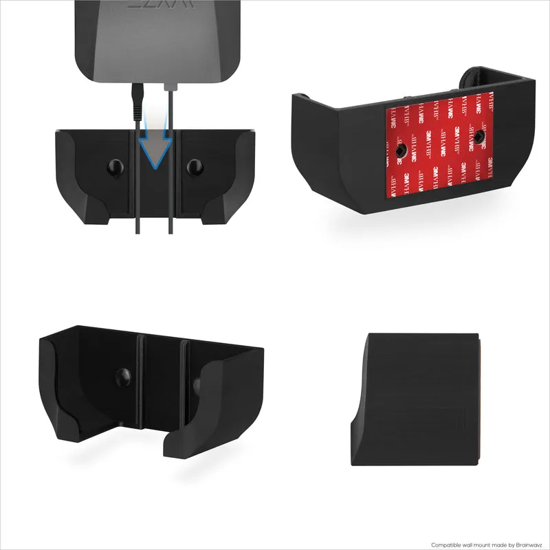 Wall Mount Compatible sa Wyze PRO (AXE5400) Mesh Router Wi-Fi 6E Tri-Band, Madaling I-install ang Holder Bracket, Bawasan ang Interference at Clutter