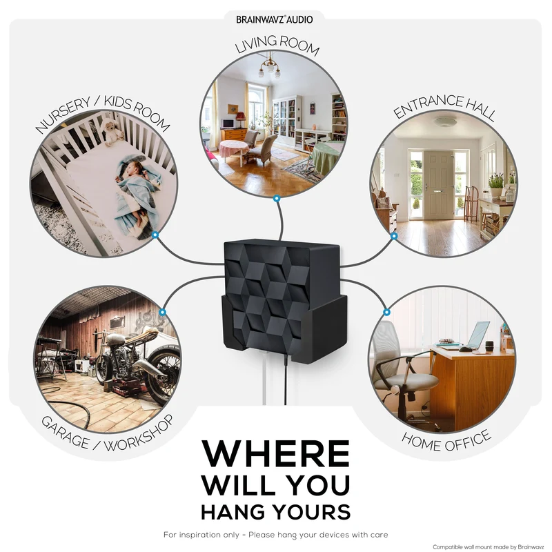 Screwless Wall Mount Para sa Netgear Nighthawk MK62 Router, Malakas na VHB Adhesive, Madaling I-install ang Holder, Bawasan ang Interference at Palakihin ang Saklaw, Dumikit at Screw-in Mounting