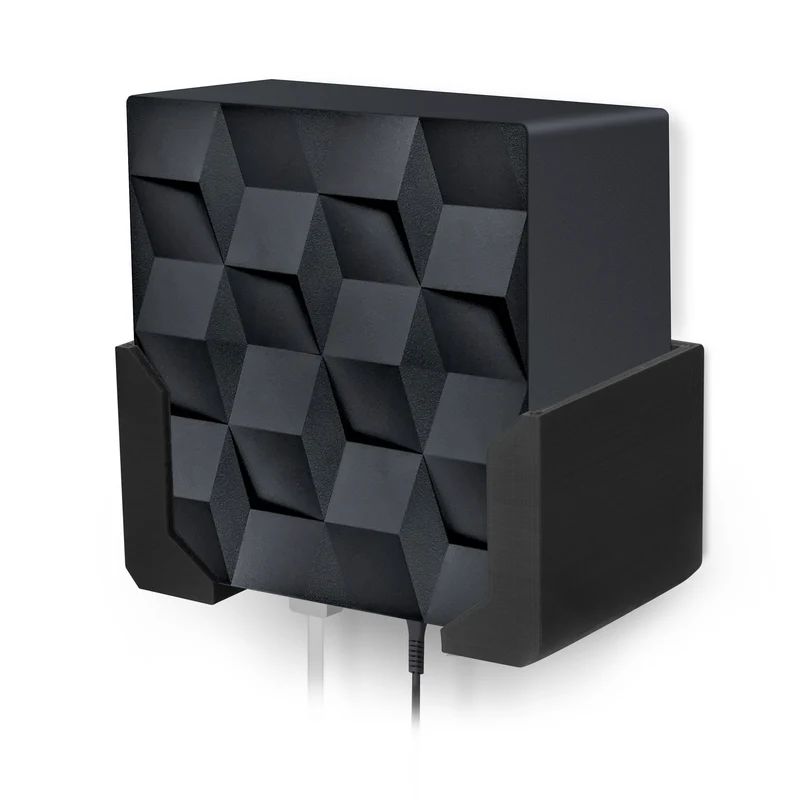 Screwless Wall Mount Para sa Netgear Nighthawk MK62 Router, Malakas na VHB Adhesive, Madaling I-install ang Holder, Bawasan ang Interference at Palakihin ang Saklaw, Dumikit at Screw-in Mounting