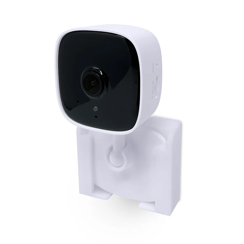 2 Pack Adhesive Wall Mount Para sa C100 TP-Link Tapo Camera, Madaling I-install ang Holder, Walang Gugulo, Bawasan ang Blind Spots at Pinahusay na Pagtingin, Dumikit at Mag-screw Sa Pag-install