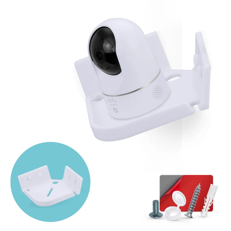 Tilted Corner Baby Monitor at Security Camera Wall Mount Holder Compatible sa Wansview, Blink, TP Link, Ring at Higit Pa (CRN04)