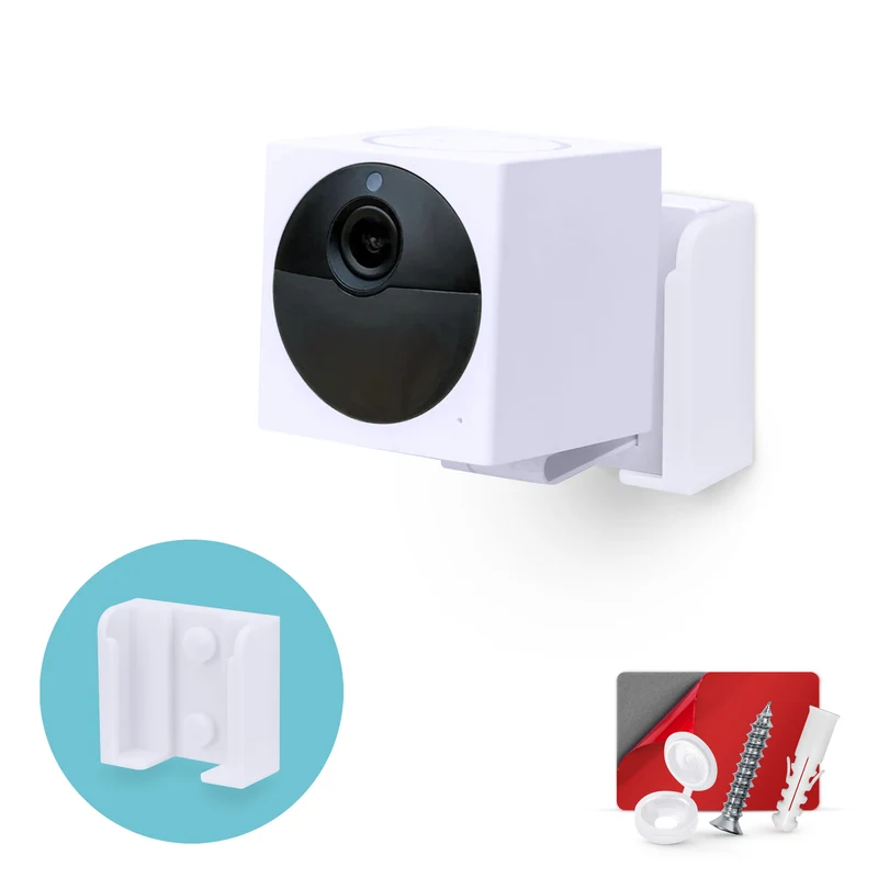 Wall Mount Para sa Wyze Cam Outdoor v2 Security Camera, Madaling I-install ang Holder Bracket, Bawasan ang Blind Spots at Clutter