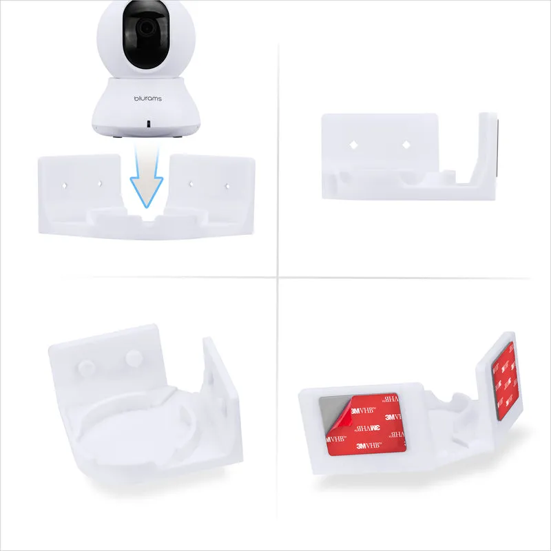 Corner Wall Mount para sa Blurams A31 2K Security Camera, Adhesive Security Camera Holder Bracket, Bawasan ang Blind Spots at Clutter, Adhesive at Screw-In Mounting