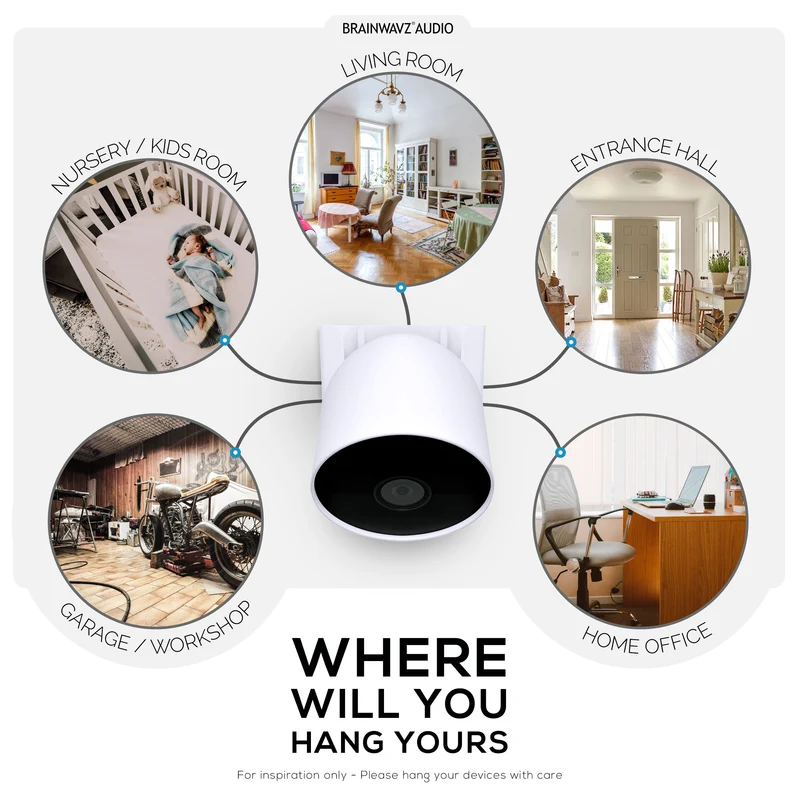 Wall Mount Para sa Google Nest BATTERY Security Camera Holder - Adhesive at Screw-In, Walang Hassle Installation, Easy Slot-In na disenyo