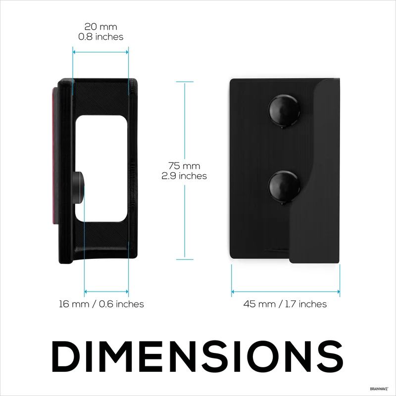 Adhesive Tablet at Slim Laptop Wall Mount Holder para sa iPad, Android, Macbook, Surface, iPad Air, Mini & Pro, Galaxy Tab Note eBooks, Kindle at Higit Pa