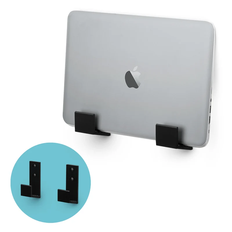 1.5" Cable Box Wall Mount Hanger Holder, para sa mga Router, Laptop, Modem, Mesh Wifi, Apple TV, Network Switch at Higit Pa, Para sa Mga Device na Hanggang 1.5" / 38mm ang Lapad, Adhesive at Screw-In