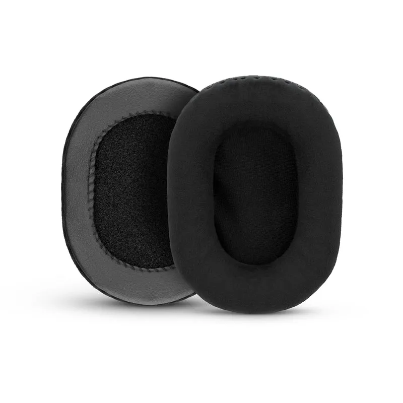 Pinahusay na Gaming Headphone Earpads - Maliit na Oval - Micro Suede na may Cooling Gel at Memory Foam para sa Steelseries, Hyperx, Sony MDR-7506, AKG, Turtlebeach, Sennheiser at Higit Pa (Micro Suede)