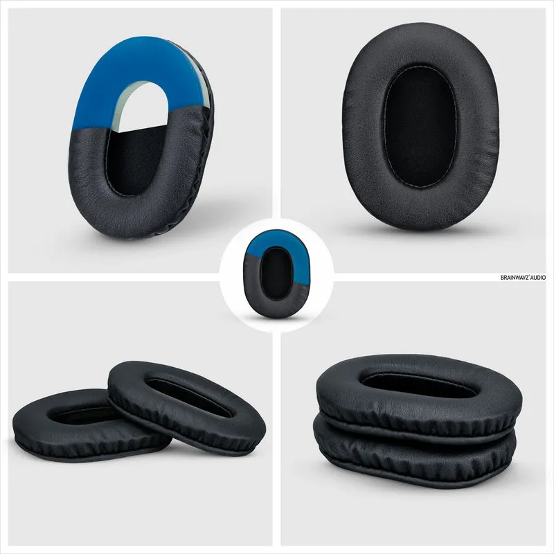 Pinahusay na Gaming Headphone Earpads - Maliit na Oval - PU Leather na may Cooling Gel at Memory Foam para sa Steelseries, Hyperx, Sony MDR-7506, AKG, Turtlebeach, Sennheiser at Iba pa
