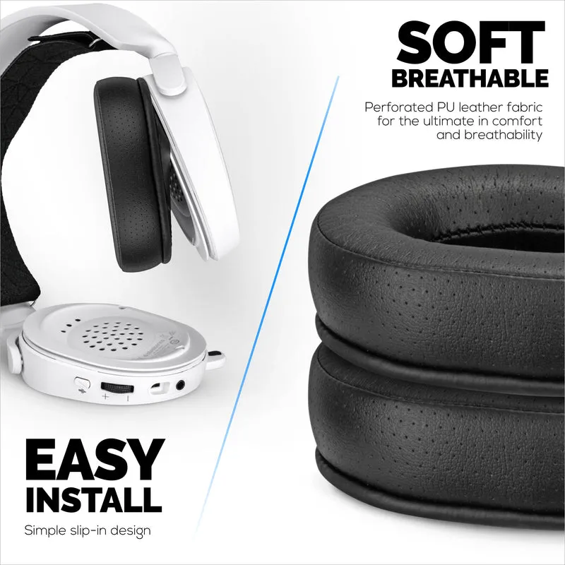 Steelseries Arctis Replacement Perforated Earpads, Mga Na-upgrade na Materyal at Memory Foam, Idinisenyo Para sa Arctis 1, 3, 5, 7, 9, Pro at Prime (Perf)