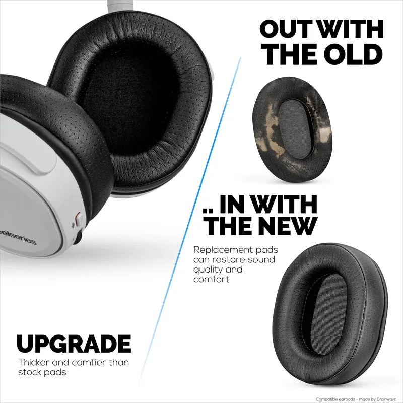 Steelseries Arctis Replacement Perforated Earpads, Mga Na-upgrade na Materyal at Memory Foam, Idinisenyo Para sa Arctis 1, 3, 5, 7, 9, Pro at Prime (Perf)