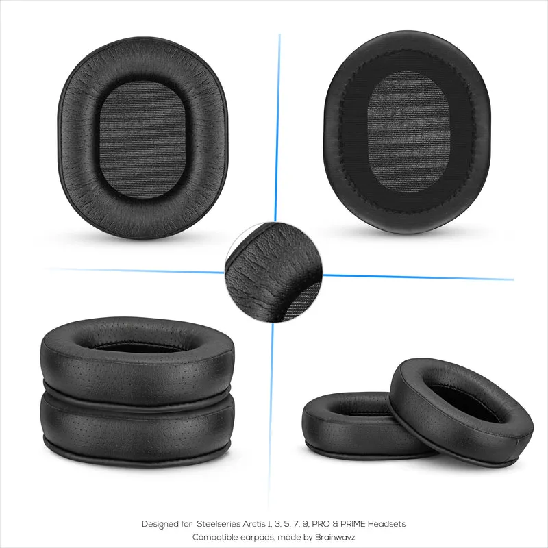 Steelseries Arctis Replacement Perforated Earpads, Mga Na-upgrade na Materyal at Memory Foam, Idinisenyo Para sa Arctis 1, 3, 5, 7, 9, Pro at Prime (Perf)