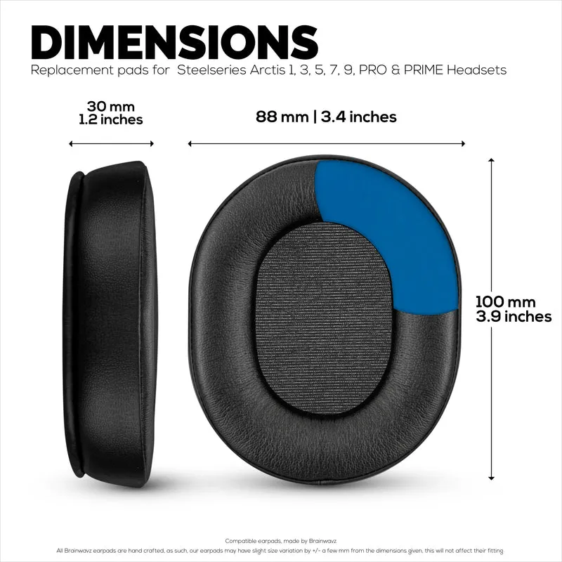 Steelseries Arctis Enhanced Gaming Earpads na may Cooling Gel at Memory Foam - Idinisenyo para sa Karamihan sa mga Arctis Headset