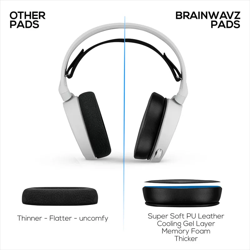 Steelseries Arctis Enhanced Gaming Earpads na may Cooling Gel at Memory Foam - Idinisenyo para sa Karamihan sa mga Arctis Headset