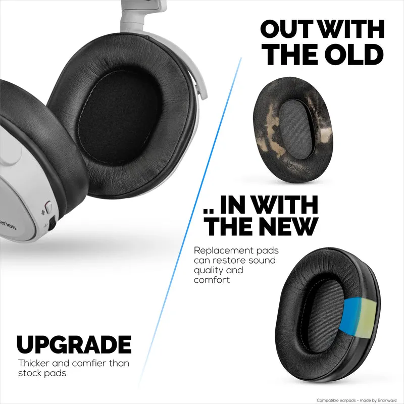 Steelseries Arctis Enhanced Gaming Earpads na may Cooling Gel at Memory Foam - Idinisenyo para sa Karamihan sa mga Arctis Headset