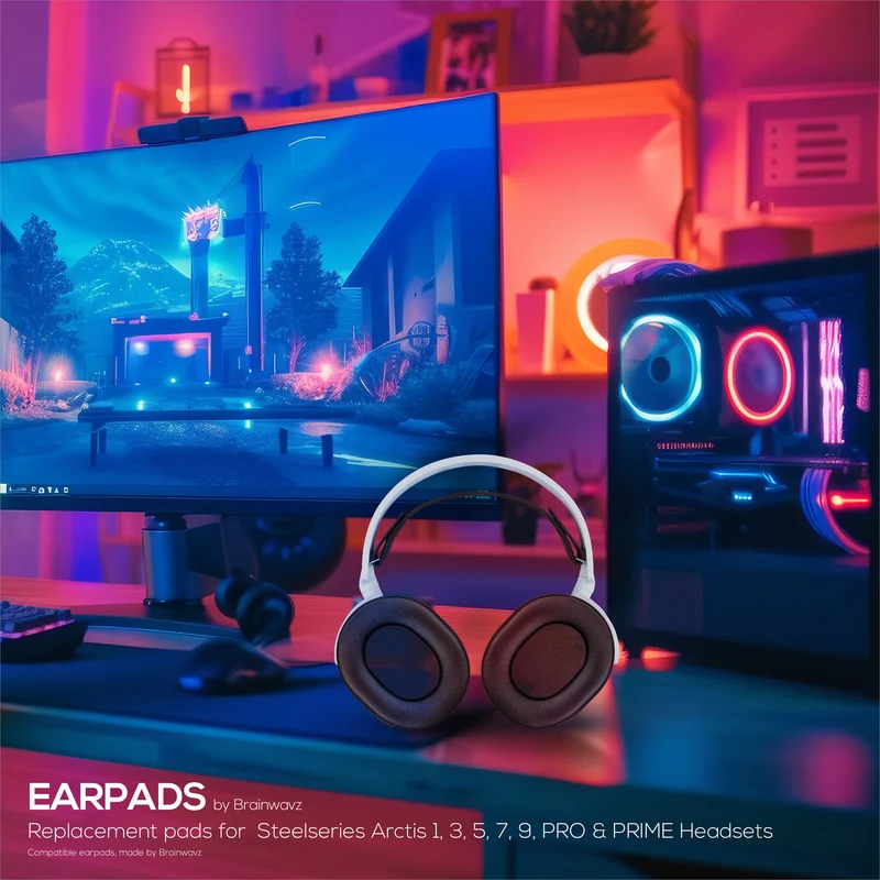 Steelseries Arctis Enhanced Gaming Earpads na may Cooling Gel at Memory Foam - Idinisenyo para sa Karamihan sa mga Arctis Headset
