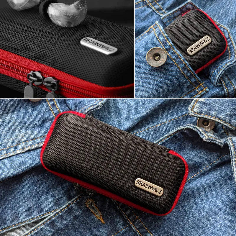 Malapad na Earphone Case Four Pack + Random na Set ng Earbuds - Bundle Deal