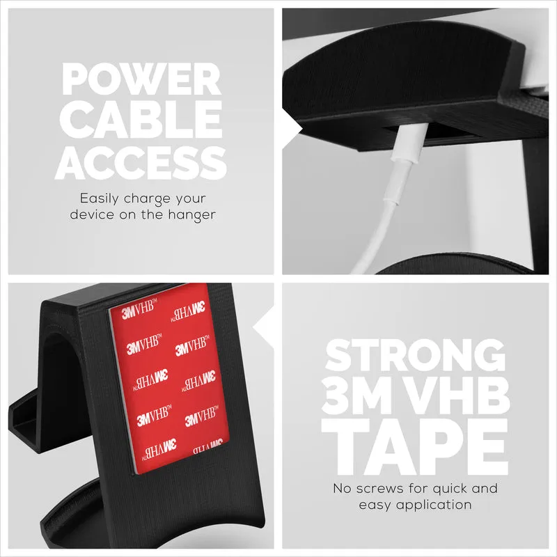 The Hutch - Tablet / Phone Mount at Headphone Hanger