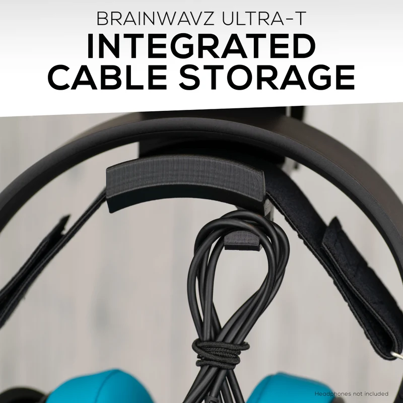 Ultra-T - Dalawahan sa Ilalim ng Mesa Headphone Hanger Holder