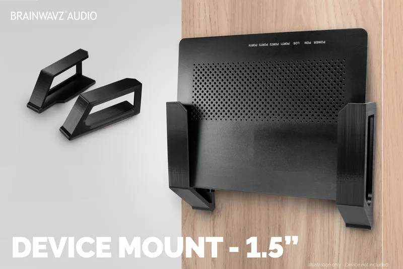 Supporto a parete senza viti per router, decoder per cavi e altro - Dispositivi fino a 1.5 mm di spessore