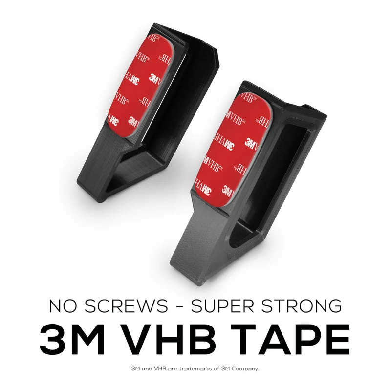 Supporto a parete senza viti per router, decoder per cavi e altro - Dispositivi fino a 1.5 mm di spessore