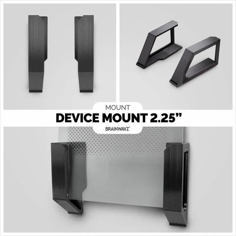 Screwless Wall mount para sa mga Router, Cable Box, Smart Device at higit pa - Mga device na hanggang 2.25"/ 57mm ang kapal