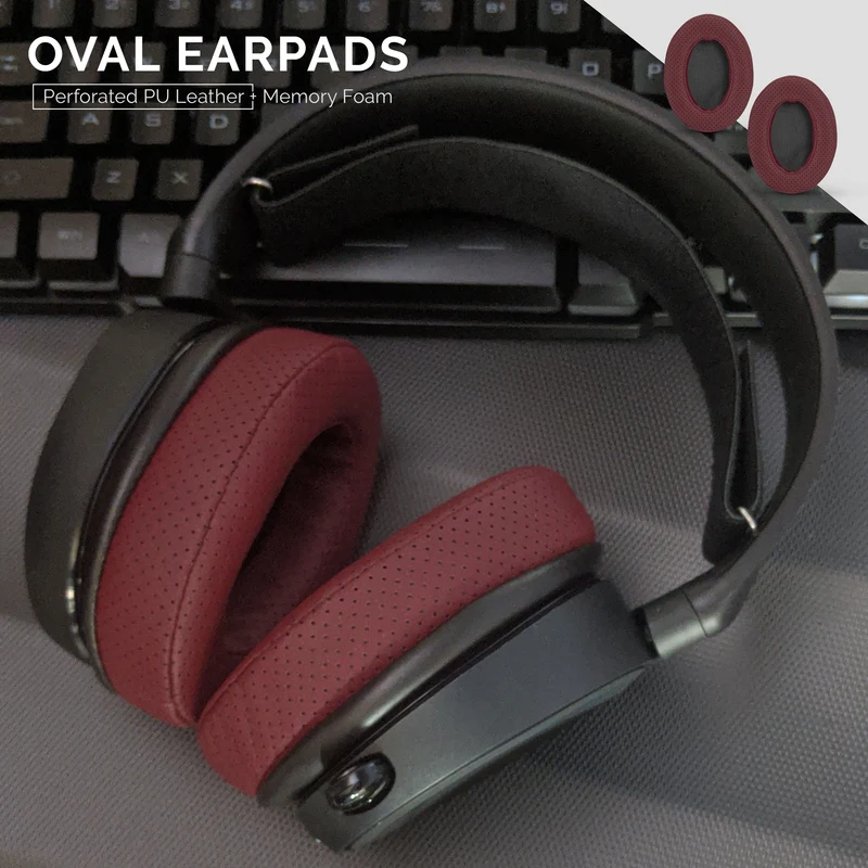 Mga Headphone Memory Foam Earpads - Oval - Perforated