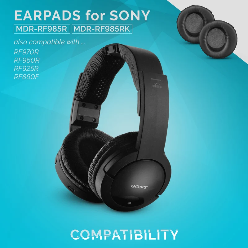 Sony MDR-RF985R Replacement Earpads - Angkop para sa iba pang RF series na Headphones