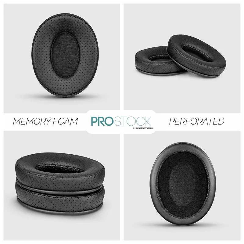 ProStock ATH M50X & M Series Replacement Earpads - Custom Designed Shape na may Memory Foam - Perforated