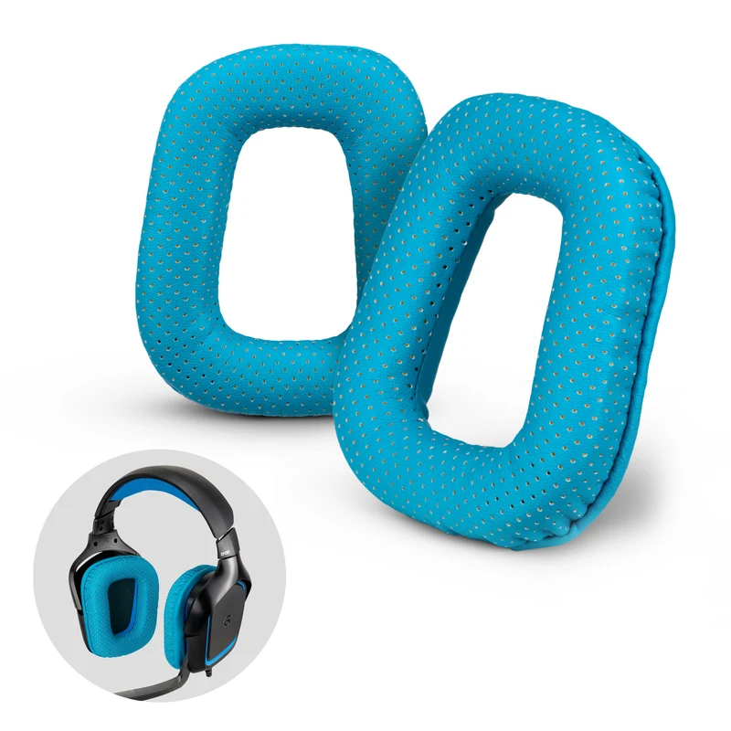 Logitech G430 G35 G930 F450 Kapalit na Earpads - Mga Premium na Na-upgrade na Materyal