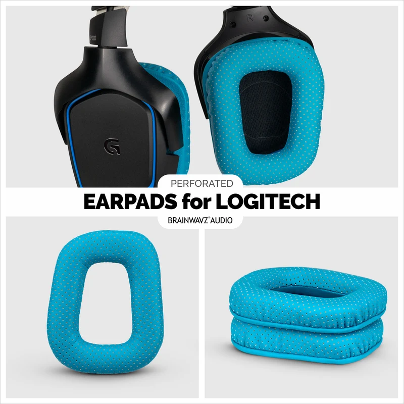 Logitech G430 G35 G930 F450 Kapalit na Earpads - Mga Premium na Na-upgrade na Materyal