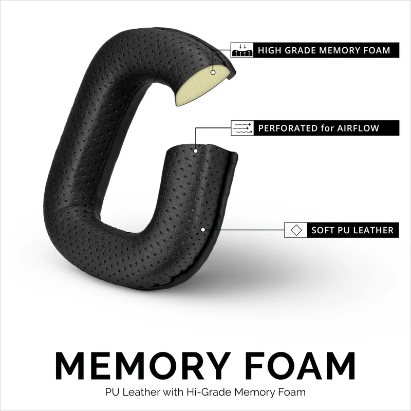 Logitech G430 G35 G930 F450 Kapalit na Earpads - Mga Premium na Na-upgrade na Materyal