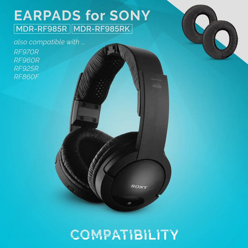 Sony MDR-RF985R Replacement Earpads - Angkop para sa iba pang RF series na Headphones