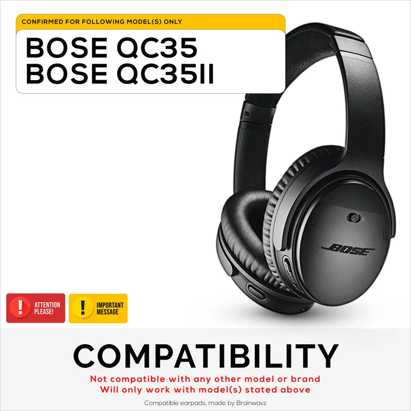 Cuscinetti di ricambio premium BOSE QC35 e QC35ii