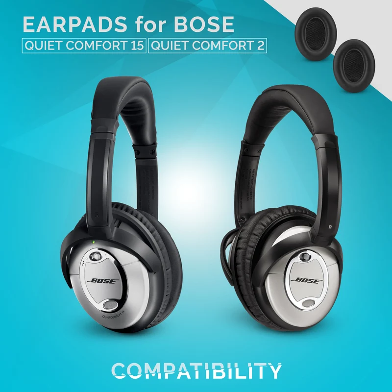 BOSE QC15 Replacement Earpads - Ginawa gamit ang Mga Premium na Materyales, Mas Mahusay Kaysa sa Stock