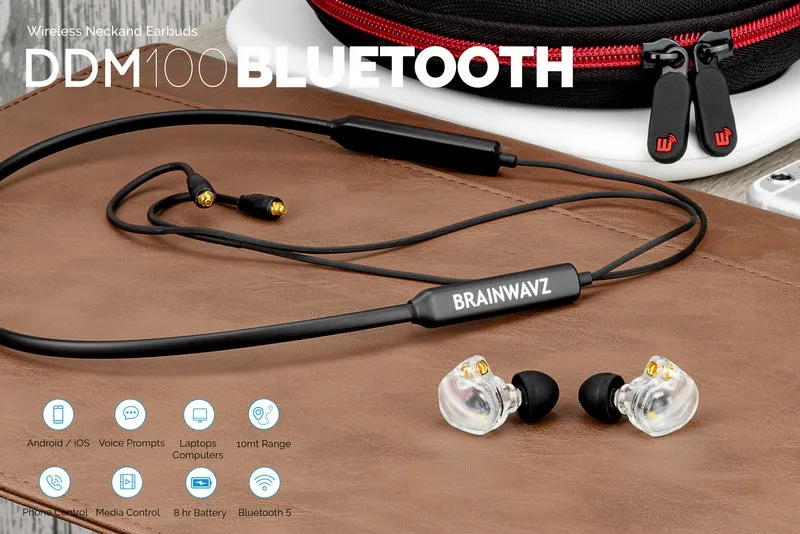 DDM100 - Auricolari con archetto da collo wireless rimovibili