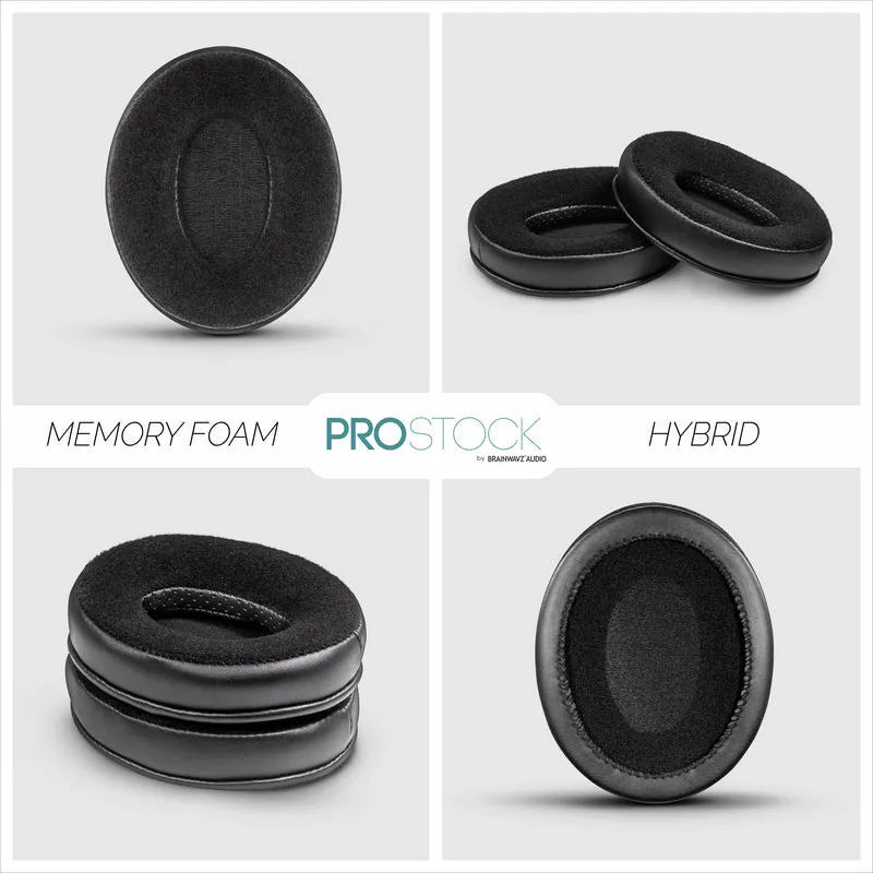 ProStock ATH M50X & M Series Replacement Earpads - Custom Designed Shape na may Memory Foam - Hybrid