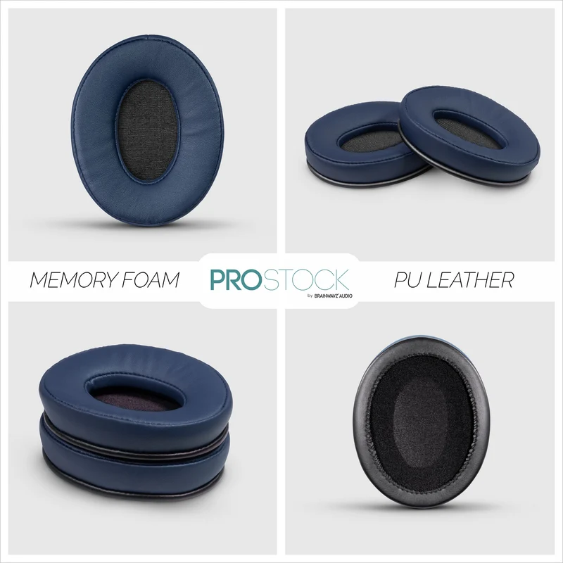 ProStock ATH M50X & M Series Replacement Earpads - Custom Designed Shape na may Memory Foam - PU