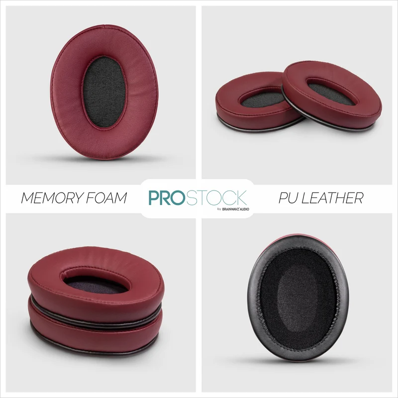 ProStock ATH M50X & M Series Replacement Earpads - Custom Designed Shape na may Memory Foam - PU